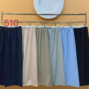 Pantalón de Líneas Rectas con Pretina Elástica para Mujer Modelo 510 – Colores Surtidos | Unitalla Paquete de 12pz