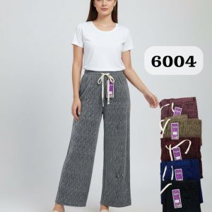 Pantalón con Brillos Tejido Jaspeado con Jareta para Mujer Modelo 6004 – Colores Surtidos | Unitalla Paquete de 12pz