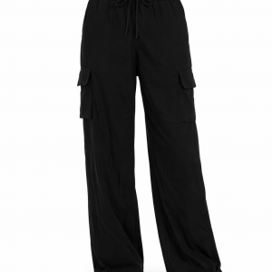 Pantalón Cargo Ancho Tipo Paracaídas para Mujer – Colores Surtidos | Tallas CH/M y G/XG paquete de 12pz