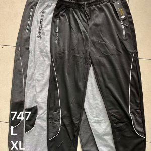 Pants Deportivo para Caballero con Cierre en Bolsas Modelo 747 – Colores Surtidos | Tallas Grande a Extra Extra Grande Paquete de 12pz