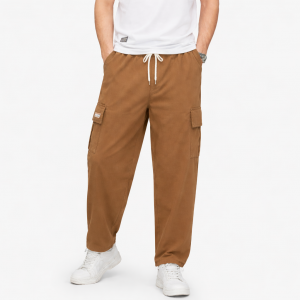 Pantalón Cargo para Hombre con Bolsas Laterales – Paquete de 12 Piezas | Tallas CH/M y G/XG | Colores Surtidos